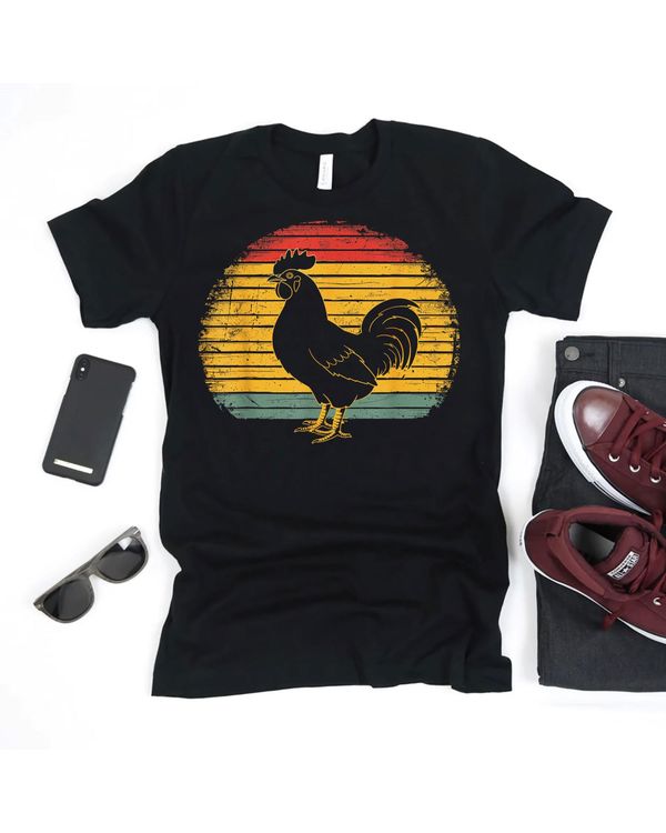 Chicken Vintage Farm Animals Lover Chicken Lover Farmer T-Shirt